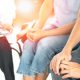 Sexually transmitted diseases in marriage couple concept. Obstetricians and Gynecologists doctor with husband and wife consult about STD and STI, Genital Problems in Men and women.